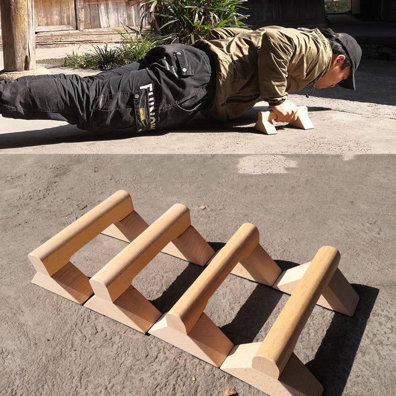 Support de pompes en bois en hêtre massif