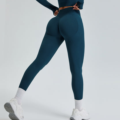 Vêtements de sport, course à pied, yoga, taille haute, rehaussement des hanches