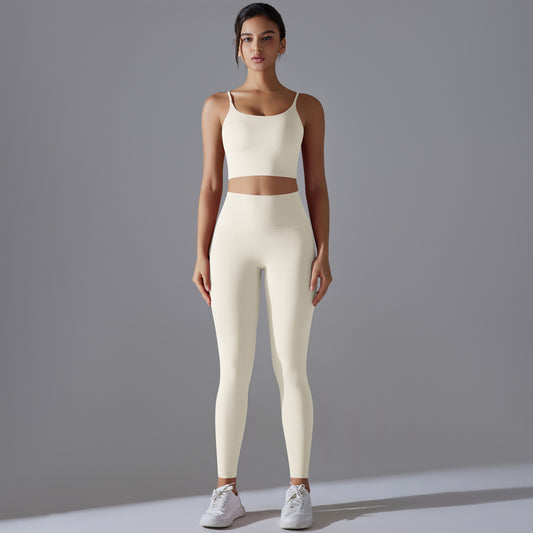 Combinaison de sport à bretelles pour le fitness