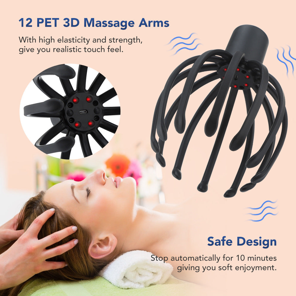 Masseur de tête électrique Octopus