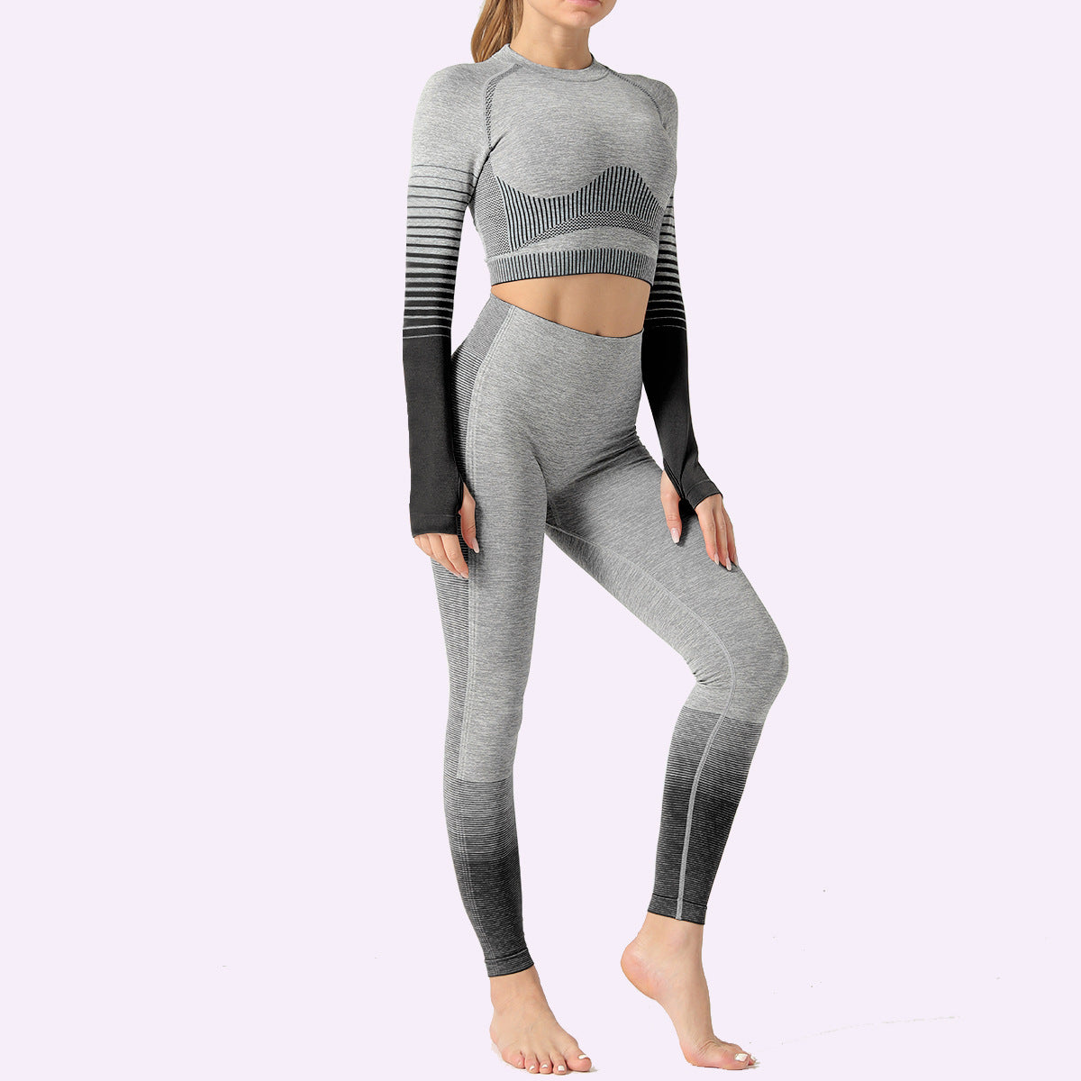 Ensembles de yoga pour femmes Gym Fitness 2 pièces Ensemble de sport