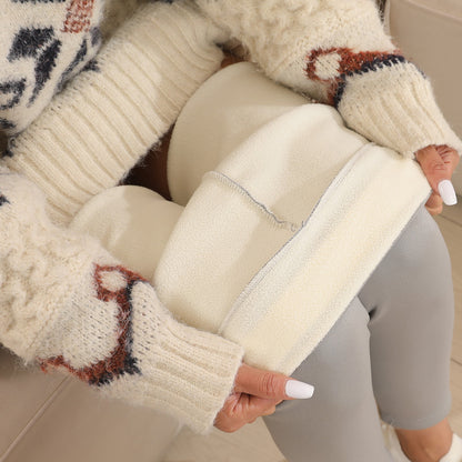 Leggings taille haute en cachemire pour femme