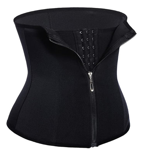 Ceinture à trois boutons zippée en néoprène, corset fitness