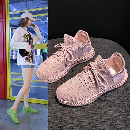 Baskets tendance couleur bonbon pour femmes