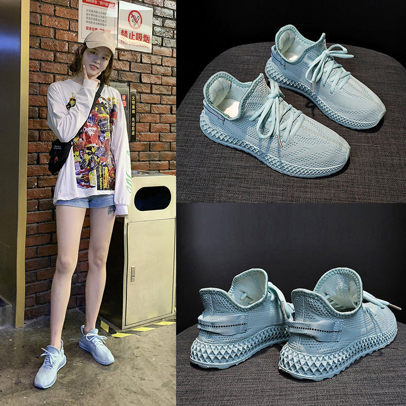 Baskets tendance couleur bonbon pour femmes
