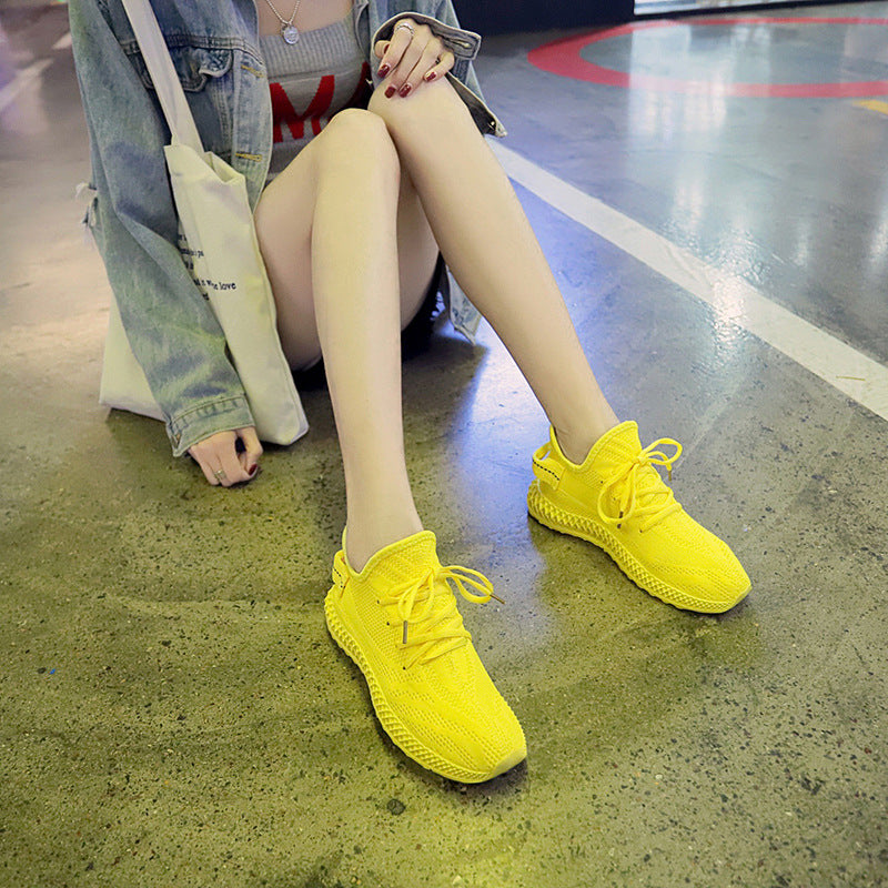 Baskets tendance couleur bonbon pour femmes