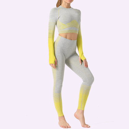Ensembles de yoga pour femmes Gym Fitness 2 pièces Ensemble de sport