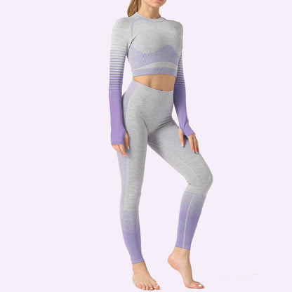 Ensembles de yoga pour femmes Gym Fitness 2 pièces Ensemble de sport