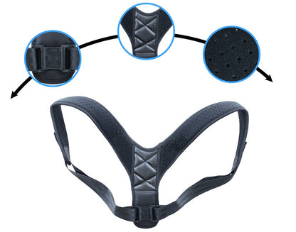 Correcteur de posture médical pour la clavicule, sangle de correction du bas du dos