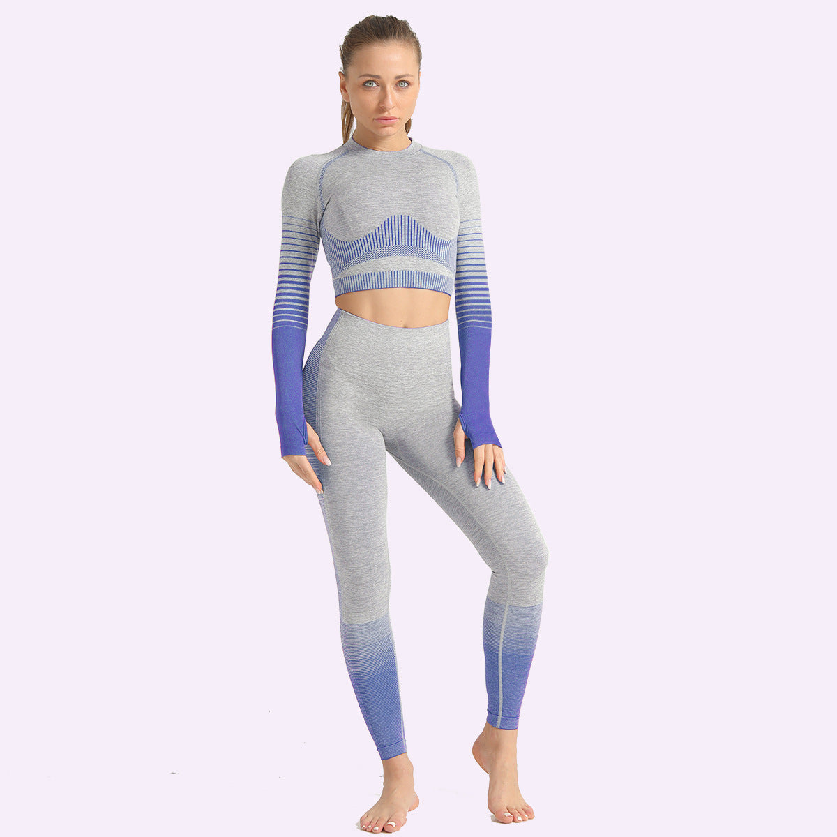 Ensembles de yoga pour femmes Gym Fitness 2 pièces Ensemble de sport