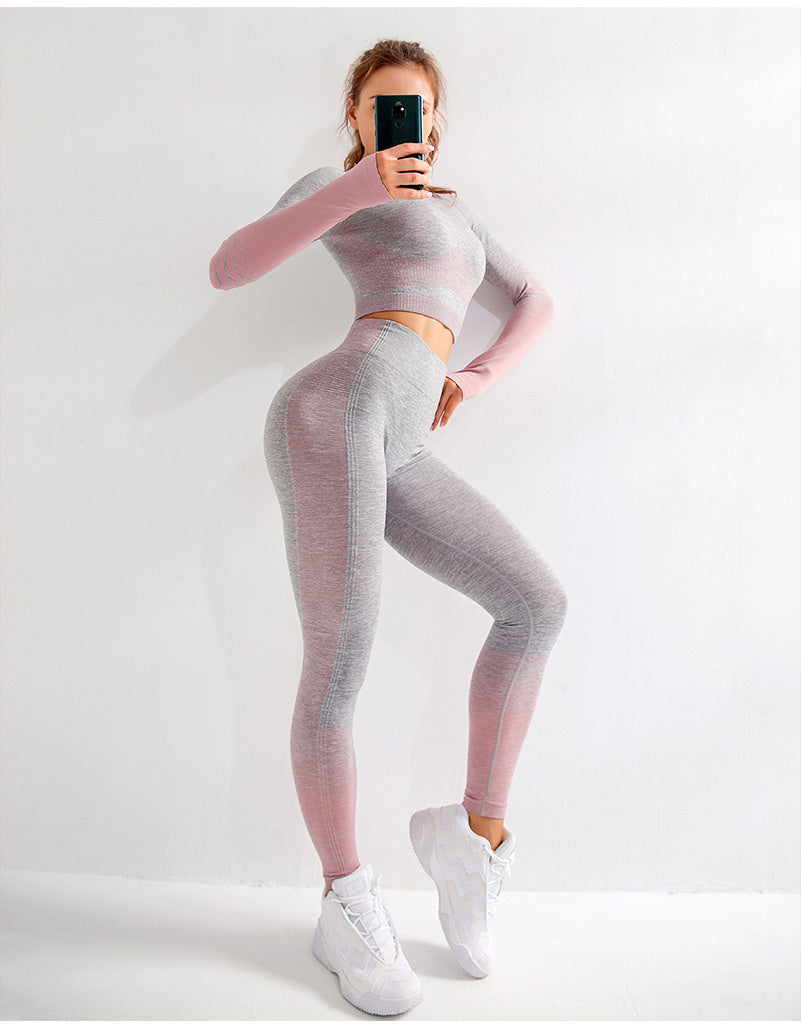 Ensembles de yoga pour femmes Gym Fitness 2 pièces Ensemble de sport