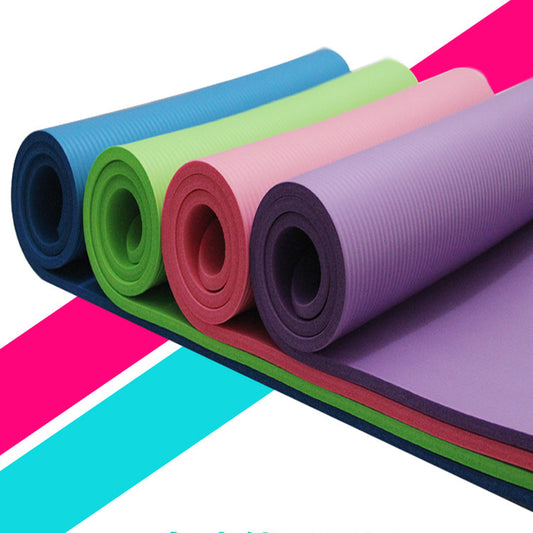 Tapis de yoga haut de gamme de 10 mm d'épaisseur