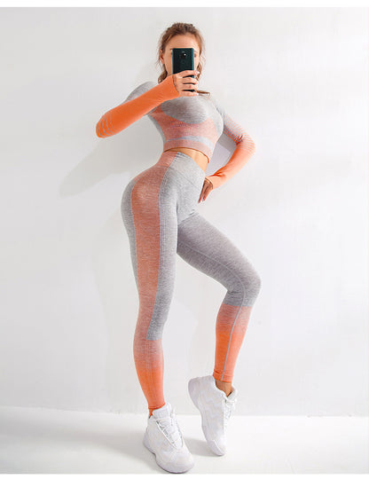 Ensembles de yoga pour femmes Gym Fitness 2 pièces Ensemble de sport