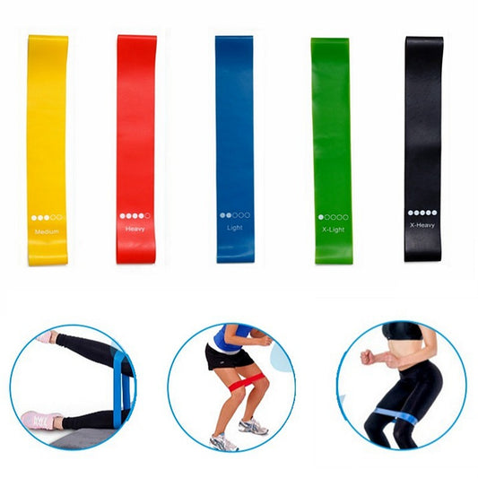 Bandes de résistance en caoutchouc pour yoga, Pilates, entraînement sportif
