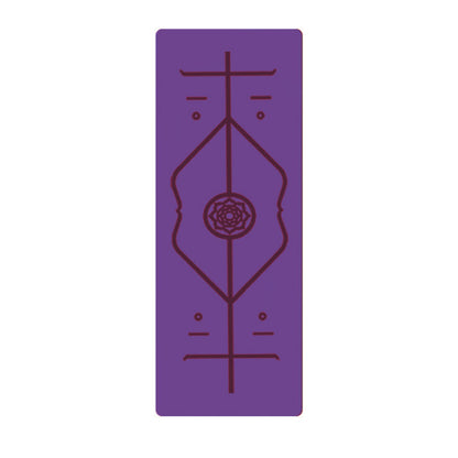 Tapis de yoga antidérapant en TPE Position Line pour débutants