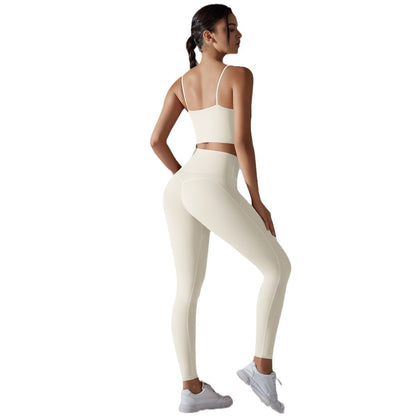 Combinaison de sport à bretelles pour le fitness