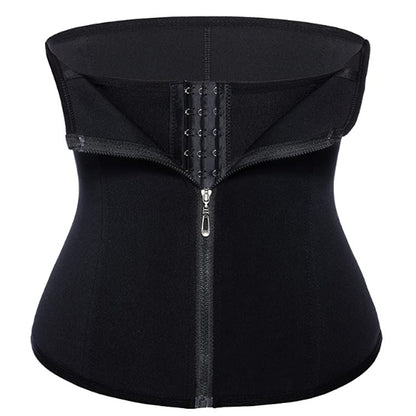 Ceinture à trois boutons zippée en néoprène, corset fitness