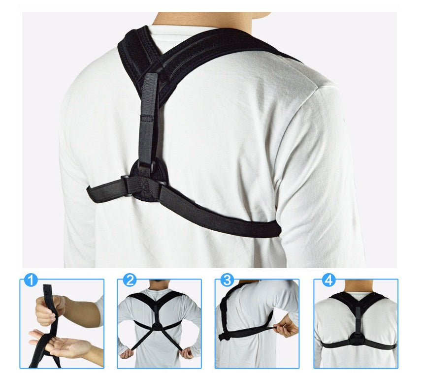 Correcteur de posture médical pour la clavicule, sangle de correction du bas du dos