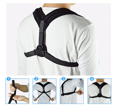 Correcteur de posture médical pour la clavicule, sangle de correction du bas du dos