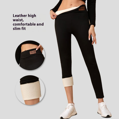 Leggings taille haute en cachemire pour femme