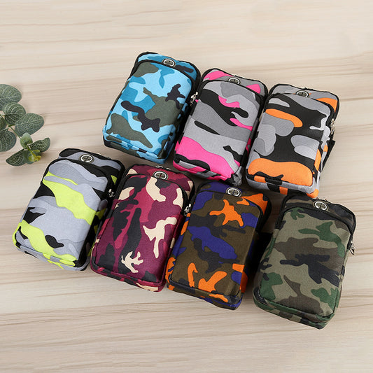 Sac de poignet camouflage imperméable pour téléphone portable