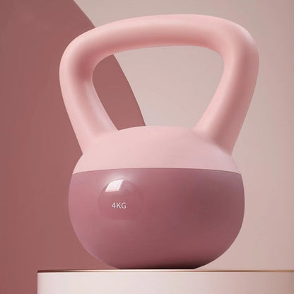 Kettlebell de fitness à domicile pour femmes