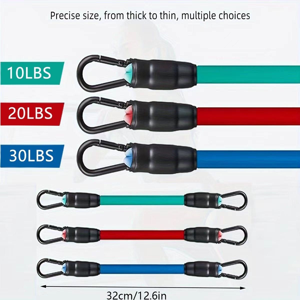 Bandes de résistance pour chevilles, force des hanches et des jambes, corde de traction
