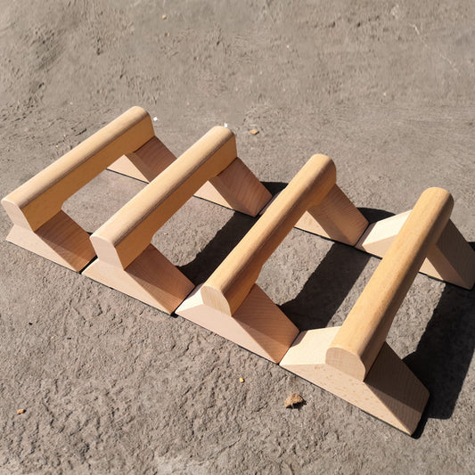 Support de pompes en bois en hêtre massif