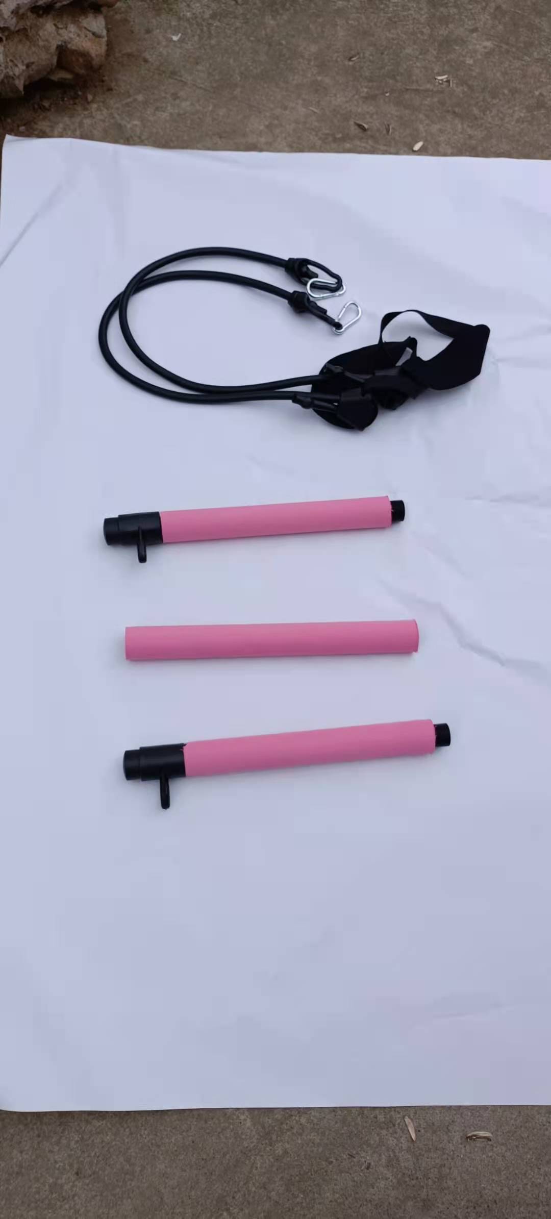 Bâton de fitness Pilates en trois sections