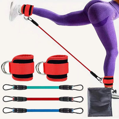 Bandes de résistance pour chevilles, force des hanches et des jambes, corde de traction