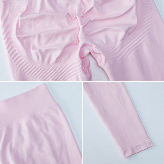 Vêtements de sport, course à pied, yoga, taille haute, rehaussement des hanches