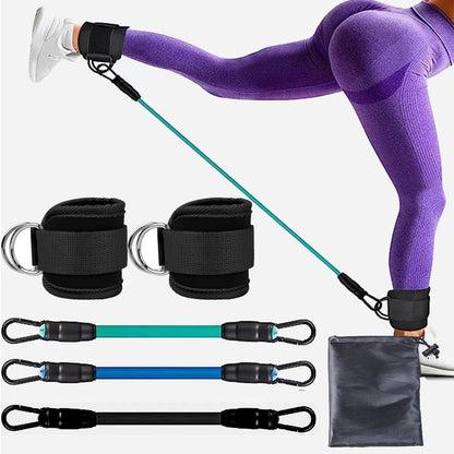 Bandes de résistance pour chevilles, force des hanches et des jambes, corde de traction