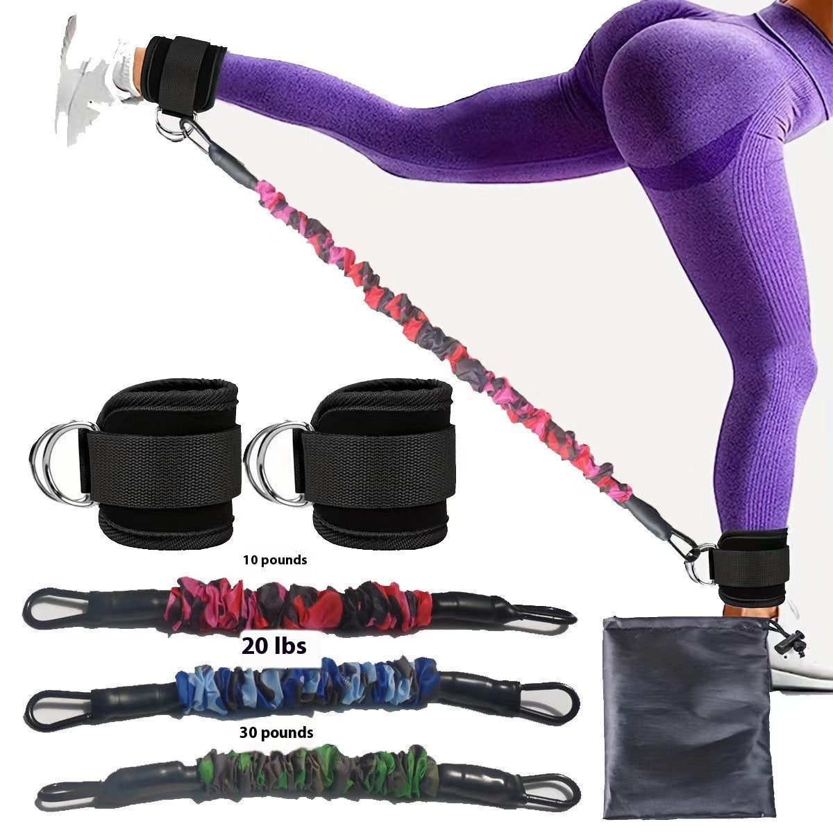 Bandes de résistance pour chevilles, force des hanches et des jambes, corde de traction