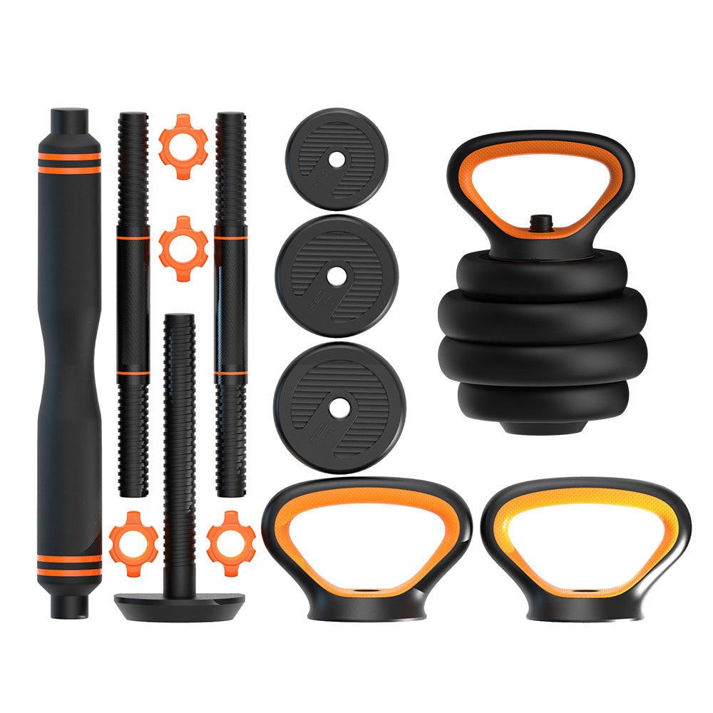 Haltères, kettlebells, barres, combinaison multifonctionnelle six en un