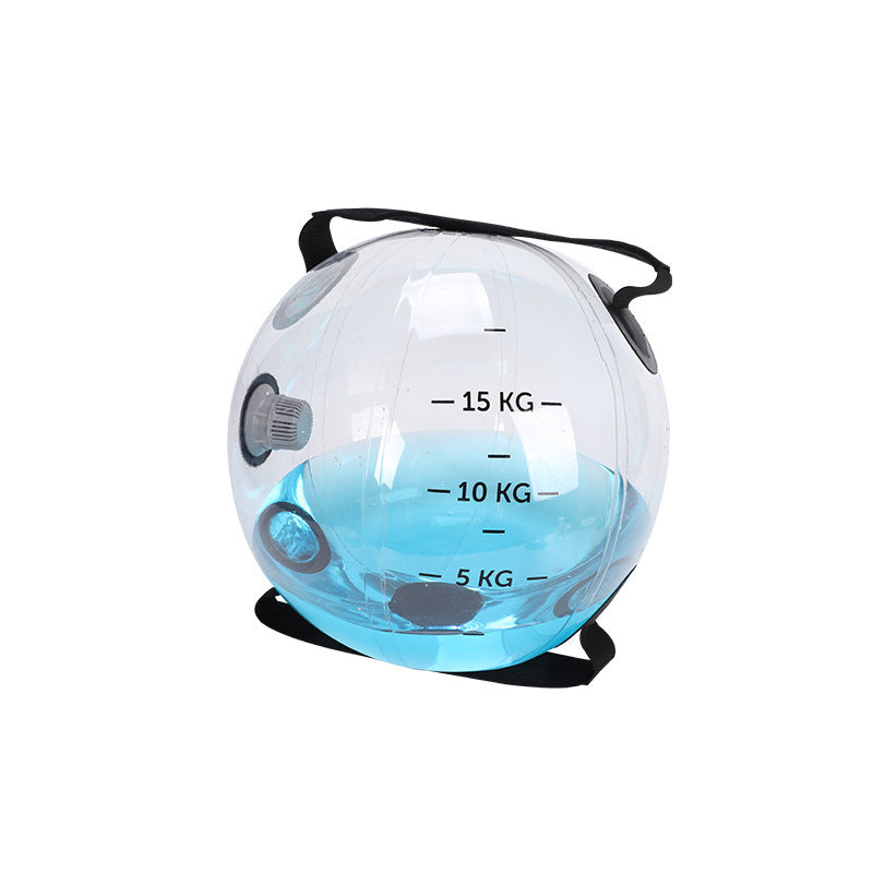 Ballon de fitness gonflable avec sac à eau et contrepoids
