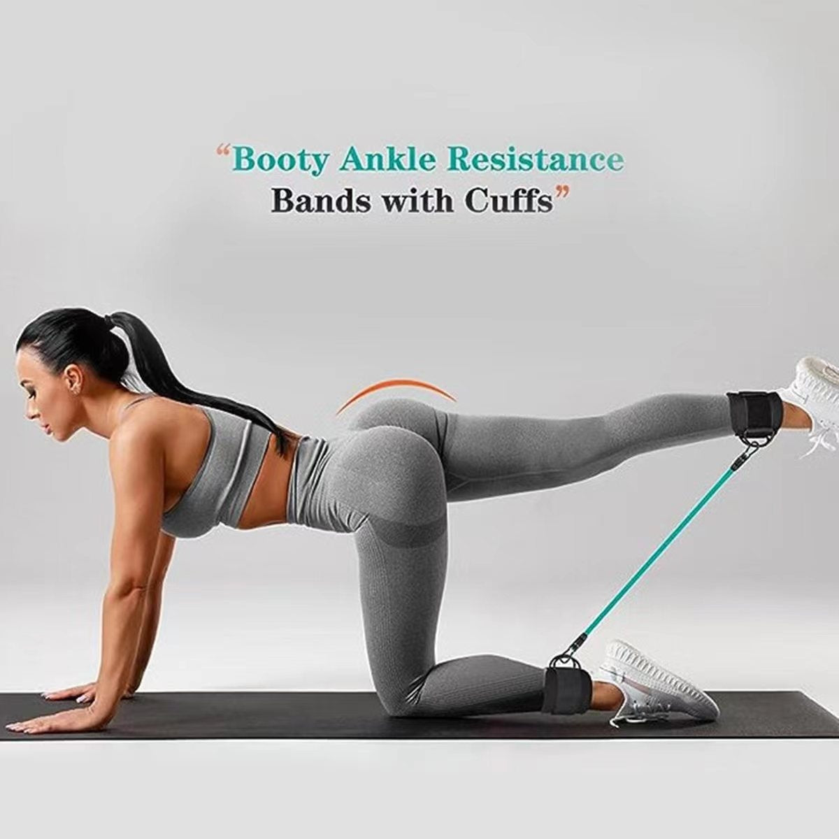 Bandes de résistance pour chevilles, force des hanches et des jambes, corde de traction