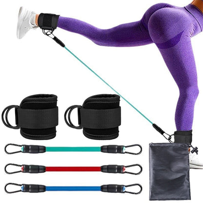Bandes de résistance pour chevilles, force des hanches et des jambes, corde de traction